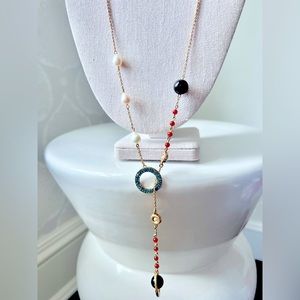 J Crew Collection Marble Necklace